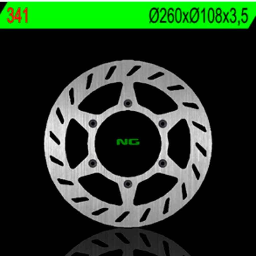 DISCO DE FRENO NG BRAKES 341  260 X  108 X 3.5