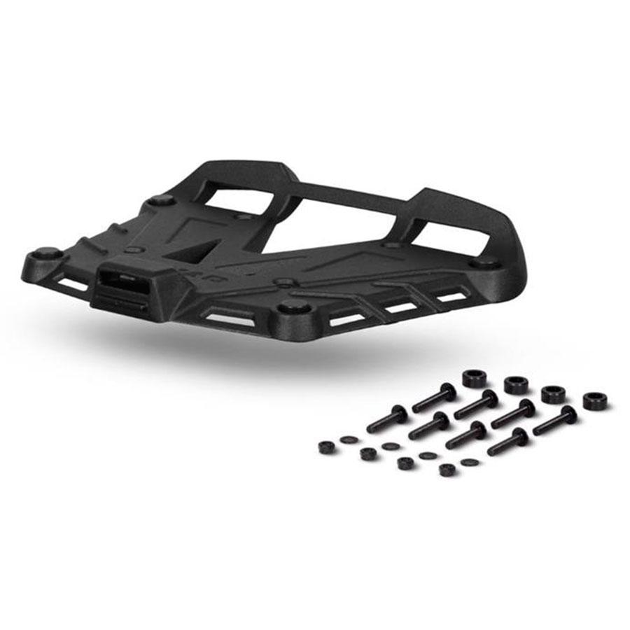 PARRILLA BLACK ALUMINIUM MOUNTING PLATE + SCREWS