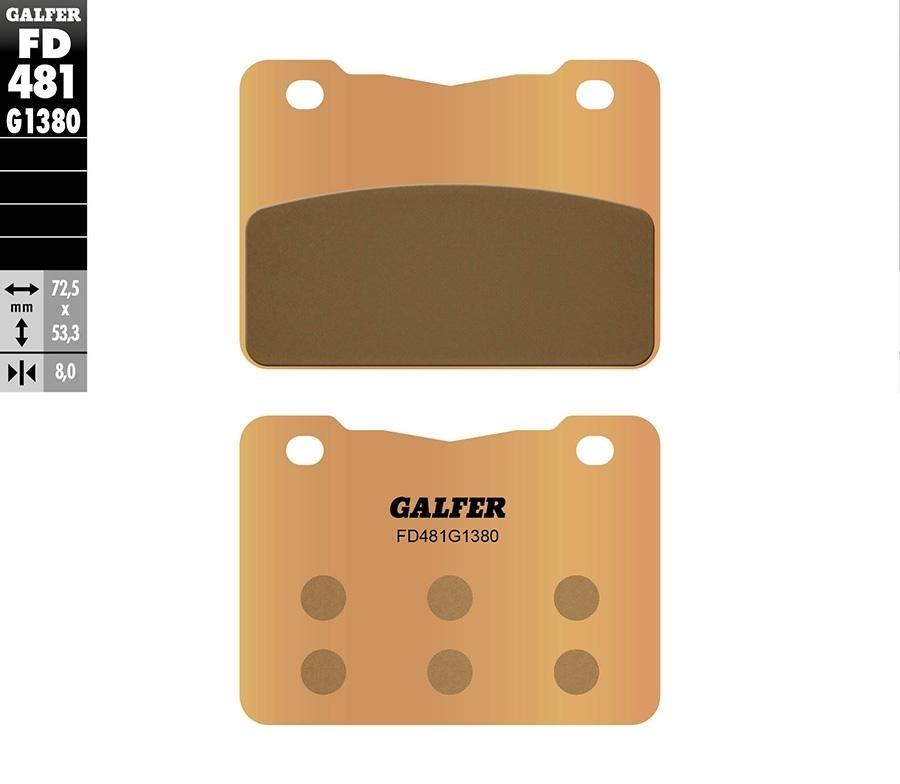 PASTILLAS FRENO GALFER 481 G1380