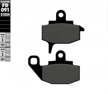 PASTILLAS FRENO GALFER 091 G1054