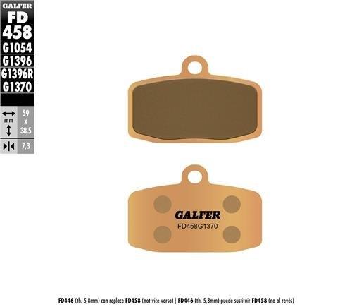 PASTILLAS FRENO GALFER 458 G1370 SINTER STREET BRAKE PADS