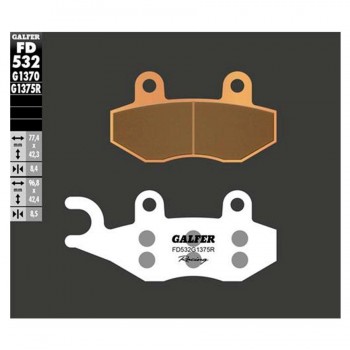 PASTILLAS FRENO GALFER SINTERIZADA SPORT RACING G1375R