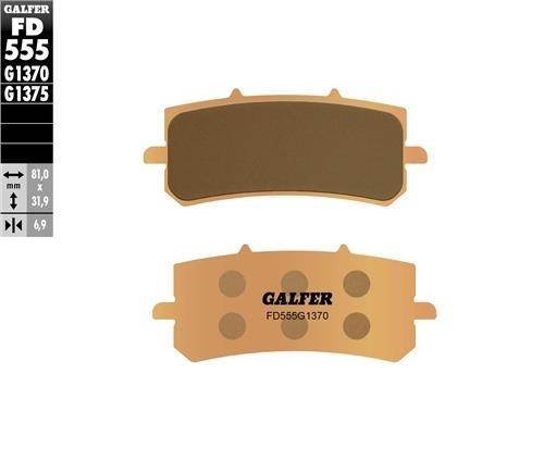 PASTILLAS FRENO GALFER 555 G1370 SINTER STREET BRAKE PADS