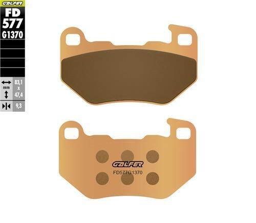 PASTILLAS FRENO GALFER 577G1370 SINTER STREET BRAKE PADS