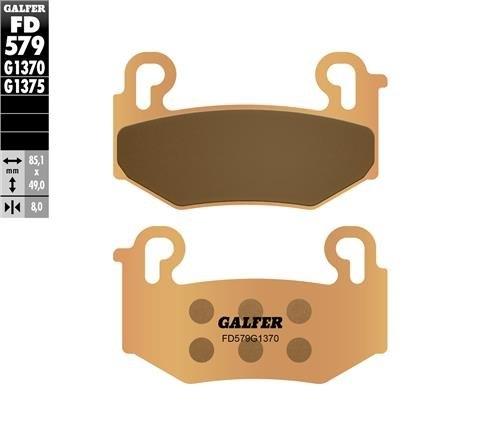 PASTILLAS FRENO GALFER 579 G1370 SINTER STREET BRAKE PADS
