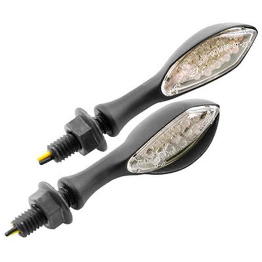 PILOTO INTERMITENTE V-PARTS 16LED CON VISERA TIPO PERA     11449
