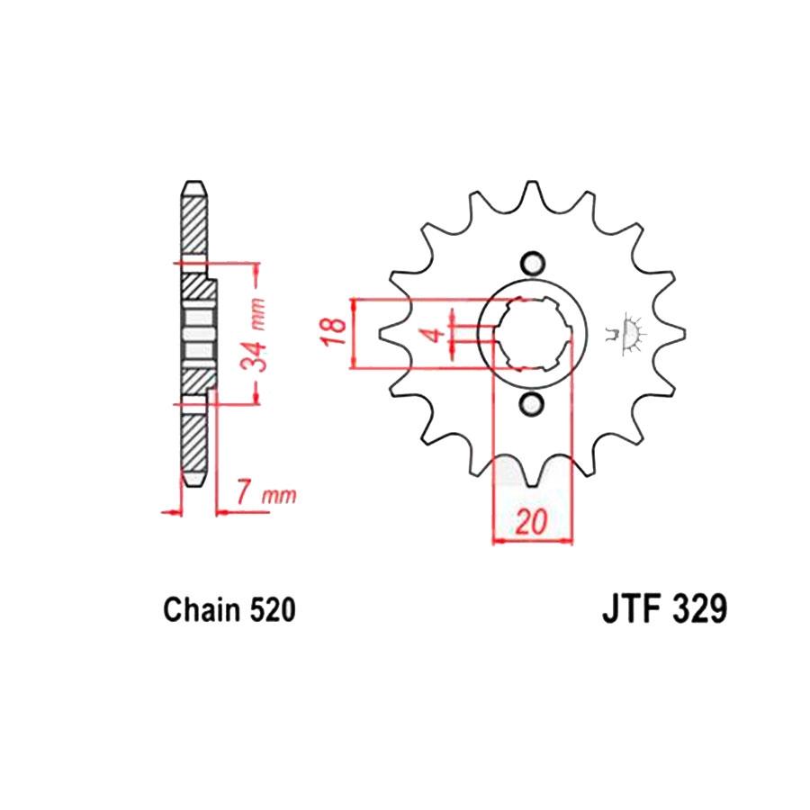 PIÑON JT 329 13T