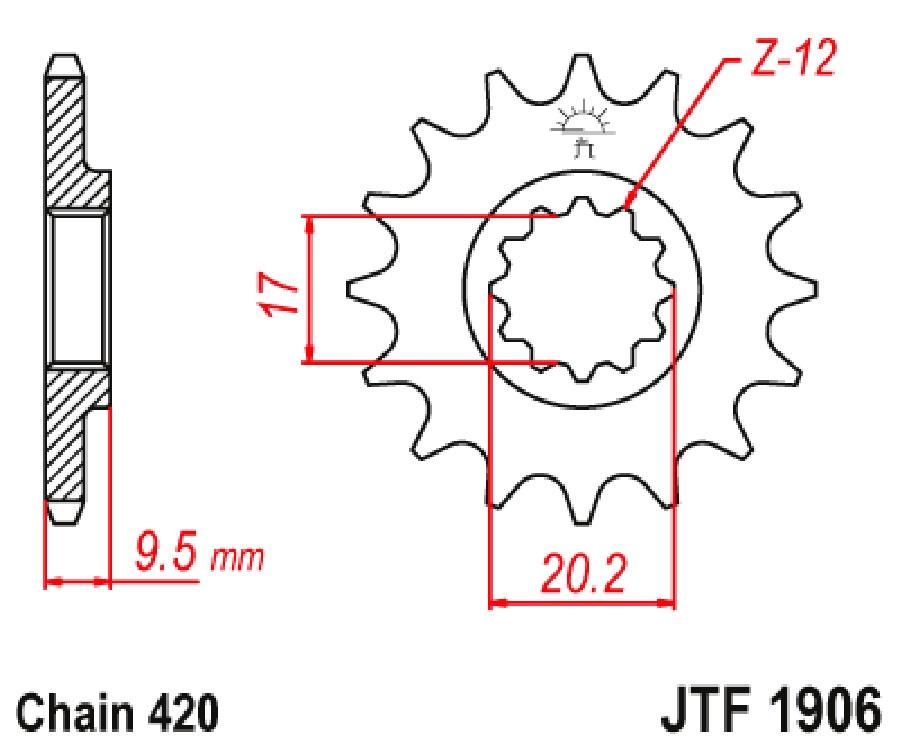 PIÑON JT 1906 15T 420