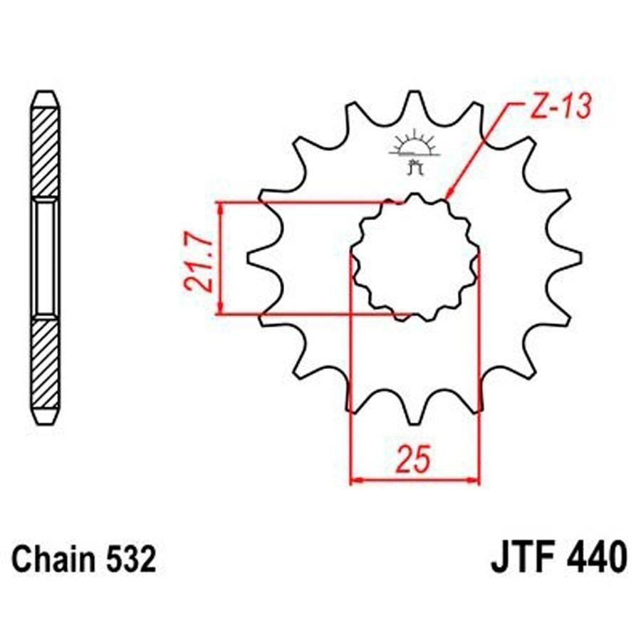 PIÑON JT 440 16T 532