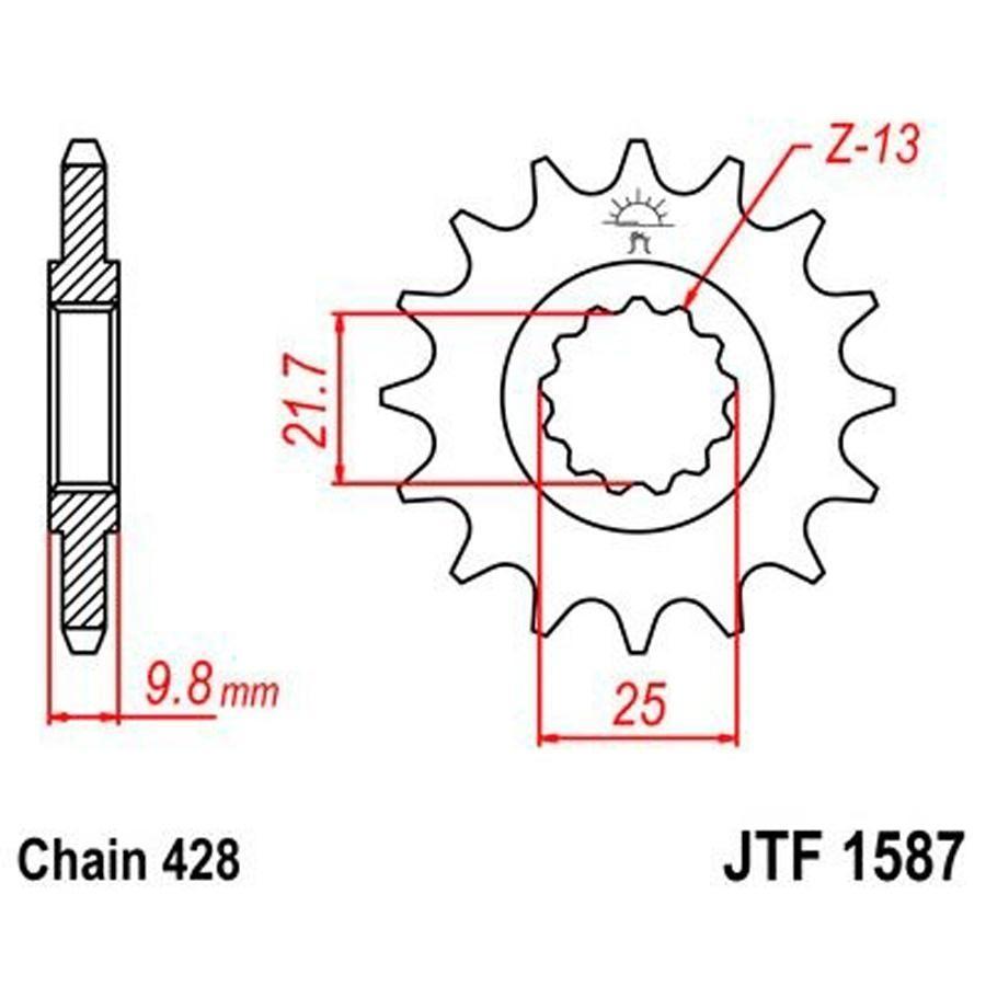PIÑON JT 1587 19T 428