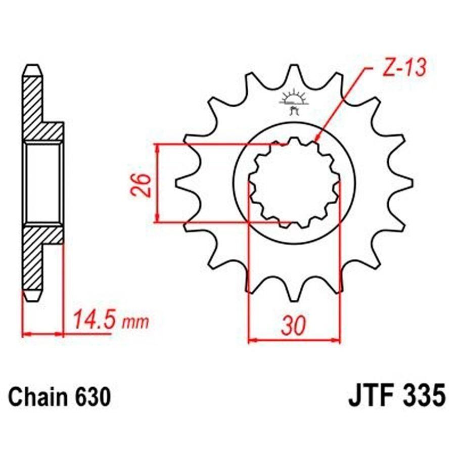 PIÑON JT 335 15T 530