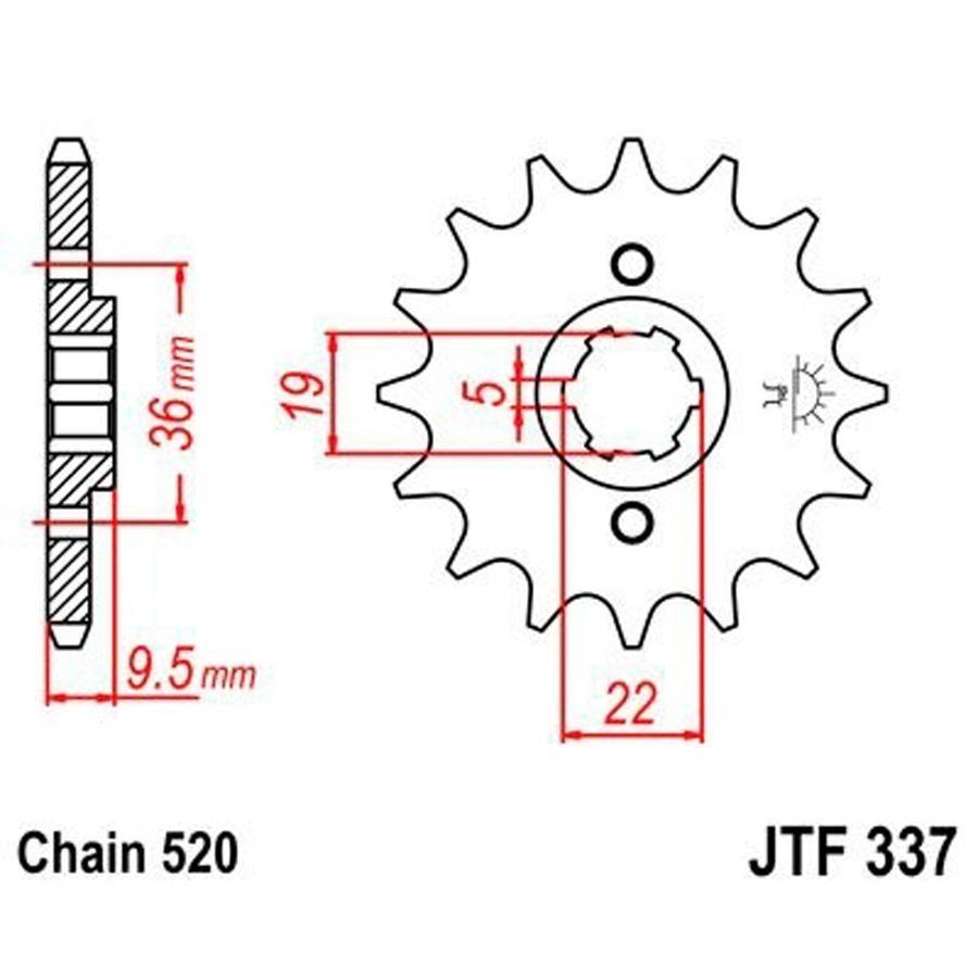 PIÑON JT 337 13T 428