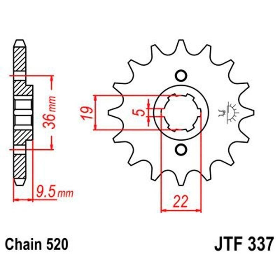 PIÑON JT 337 14T 428