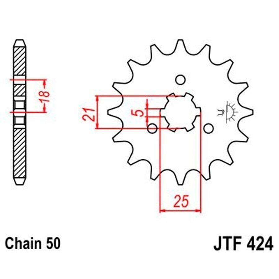 PIÑON JT 424 16T 530