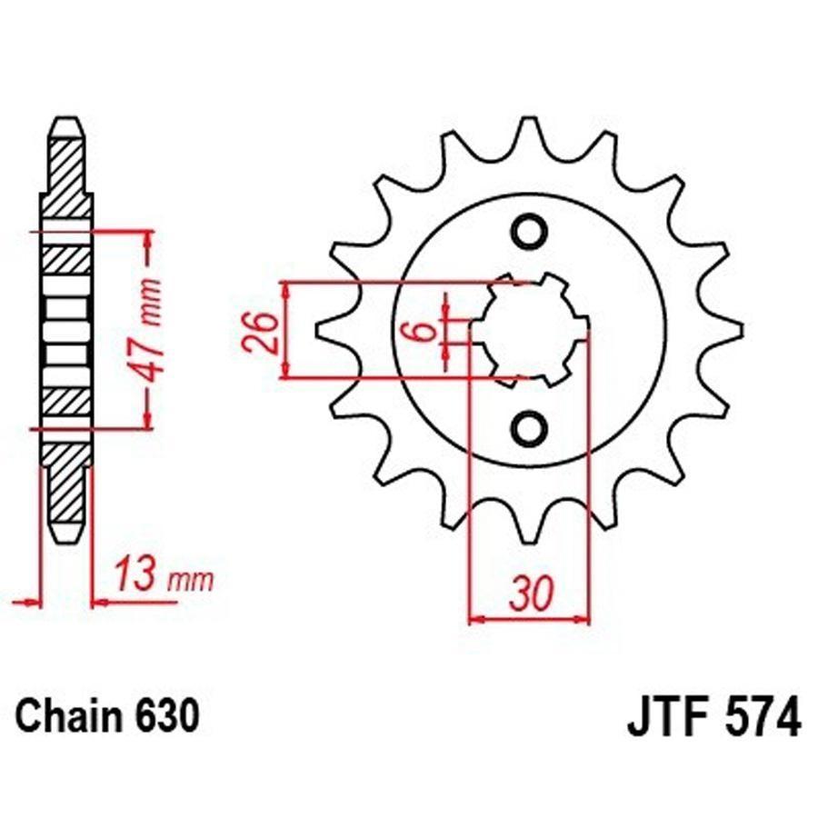 PIÑON JT 574 16T 630