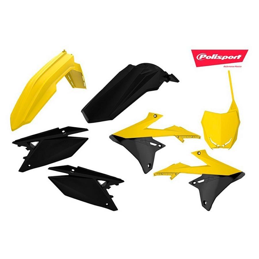 KIT PLASTICA COMPLETO POLISPORT RM-Z450 18 AMARILLO / NEGRO    90839