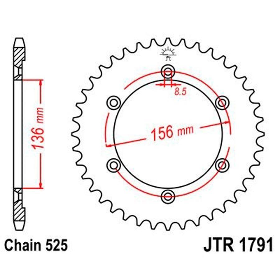 PLATO CORONA JT 1791 43T  525