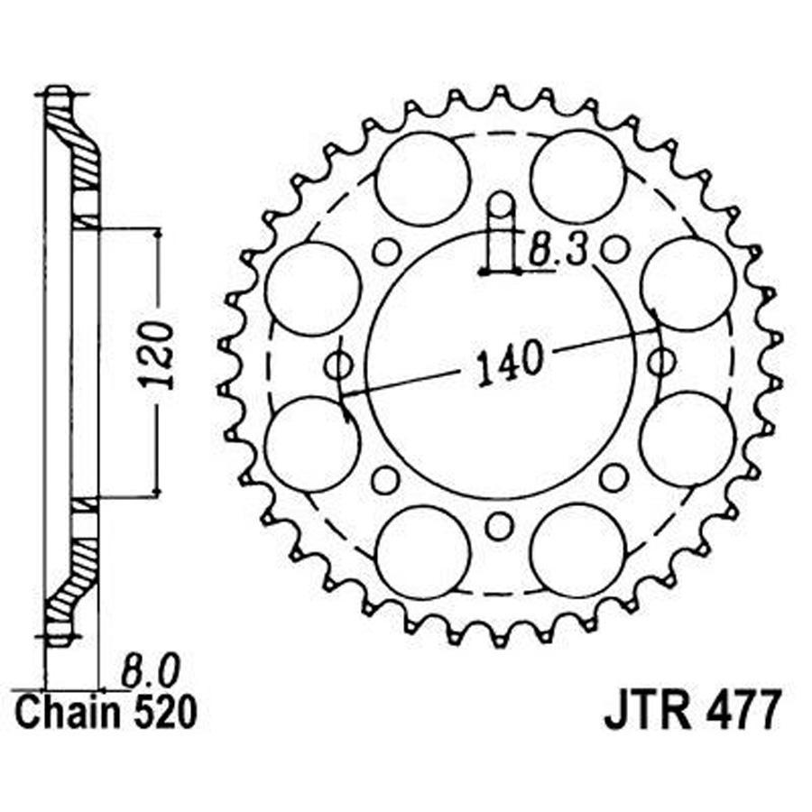 PLATO CORONA JT 477 43T  520