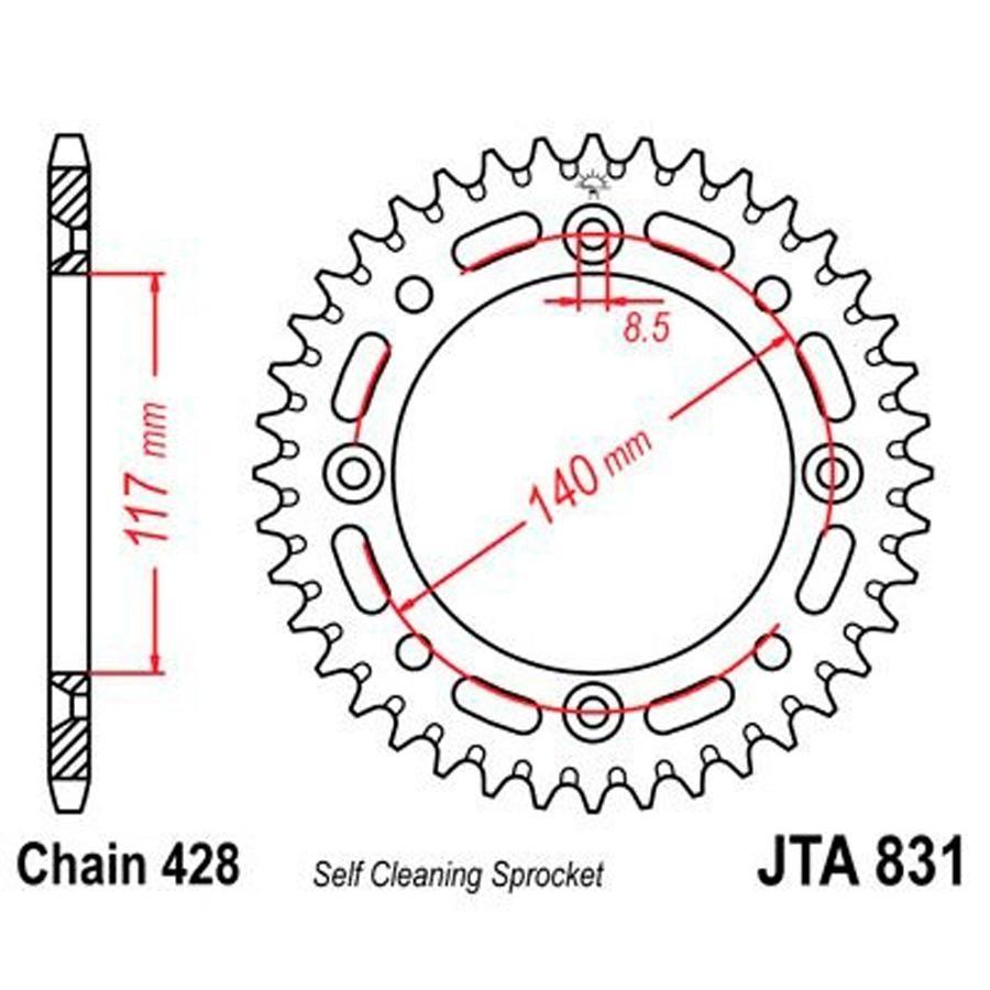 PLATO CORONA JT 831 47T  428