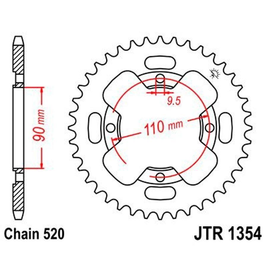 PLATO CORONA JT 1354 38T  520