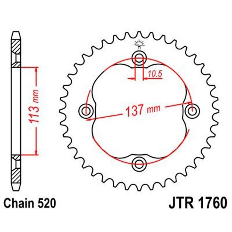 PLATO CORONA JT 1760 36T  520