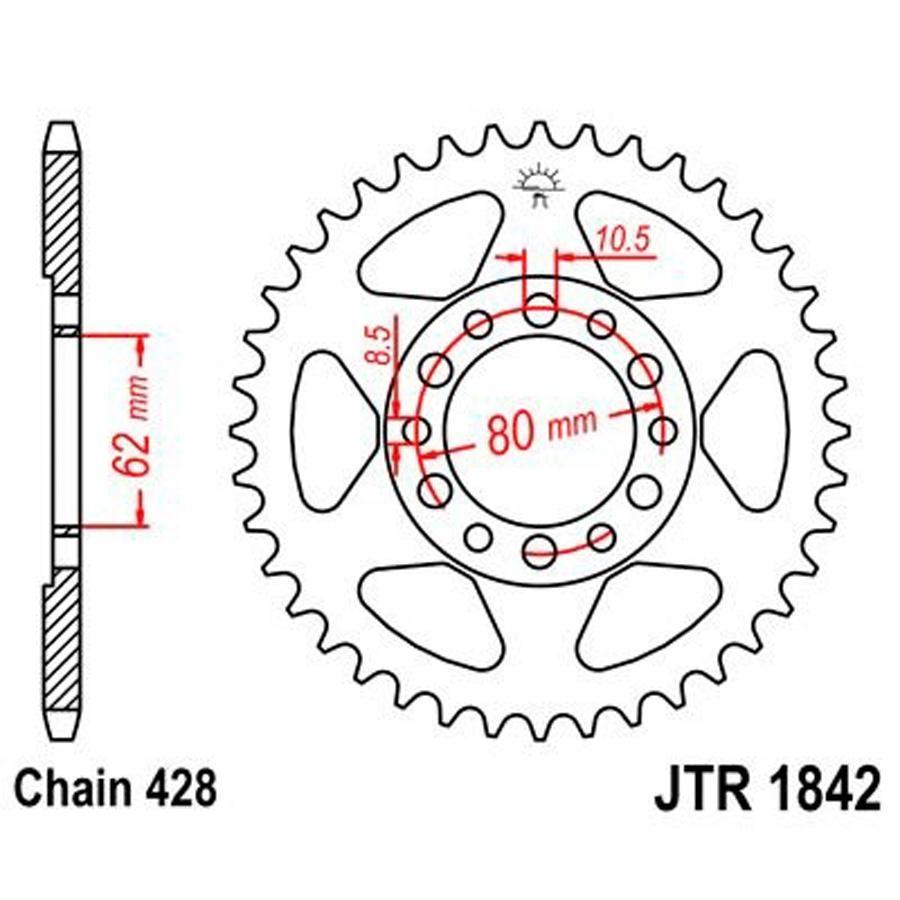 PLATO CORONA JT 1842 54T  428
