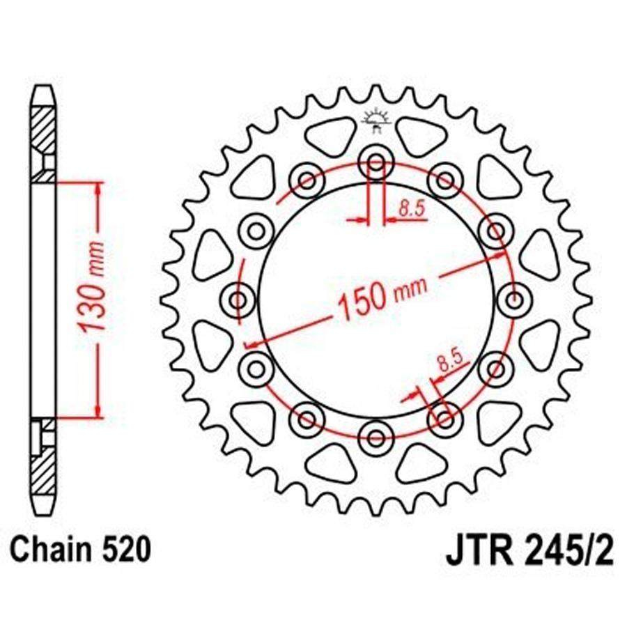 PLATO CORONA JT 245/2 53T  520