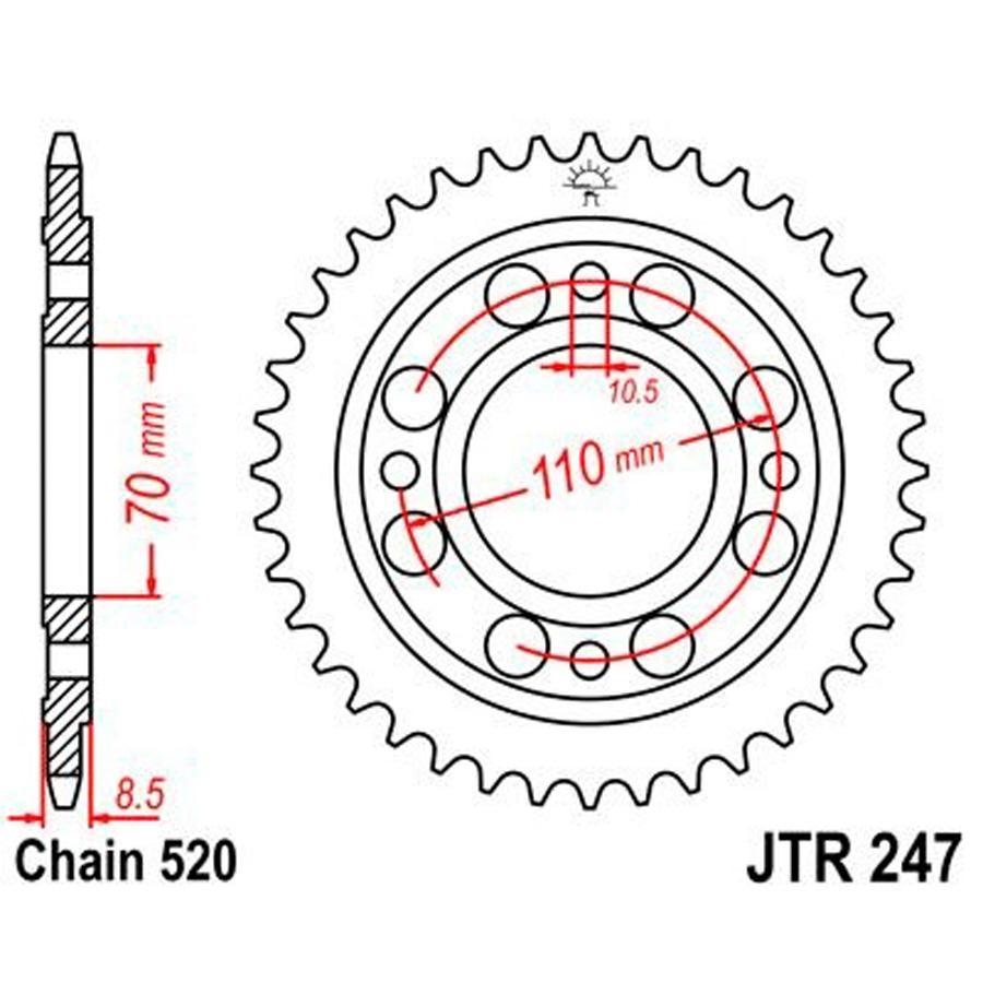 PLATO CORONA JT 247 36T  520