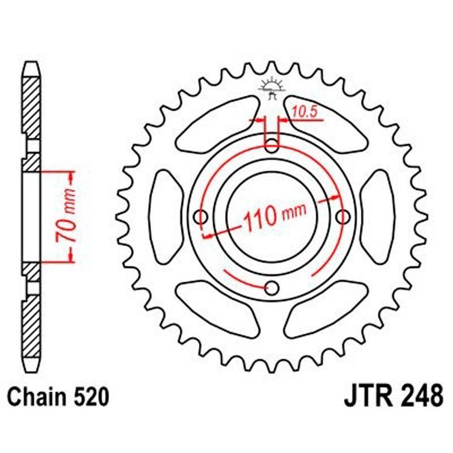 PLATO CORONA JT 248 44T  520