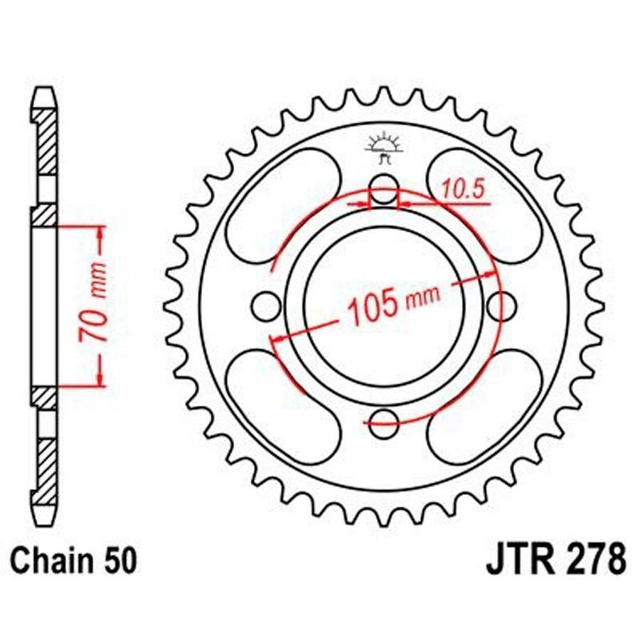 PLATO CORONA JT 278 34T  530