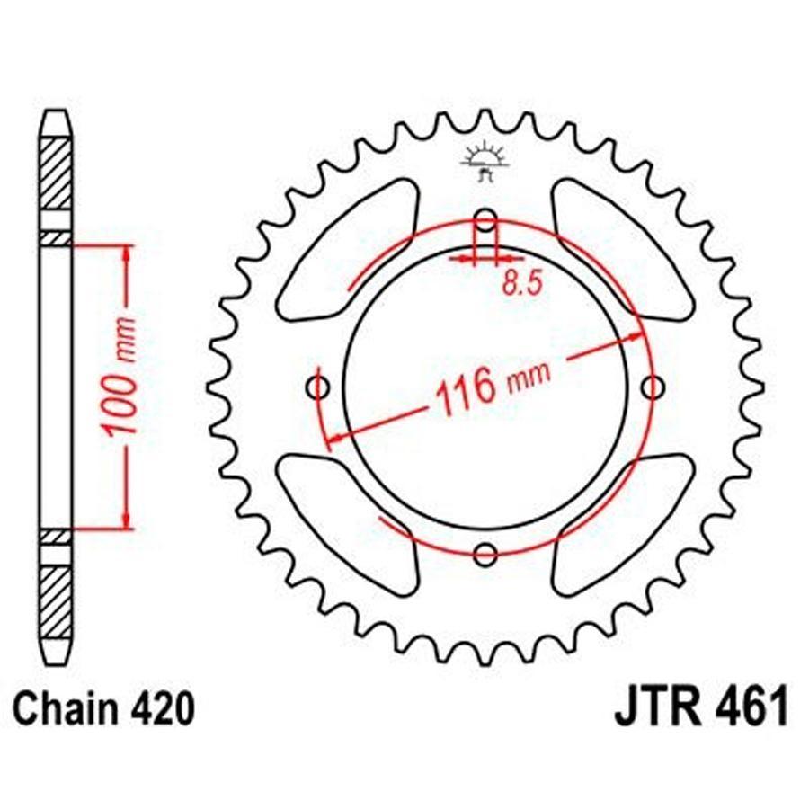 PLATO CORONA JT 461 54T  420