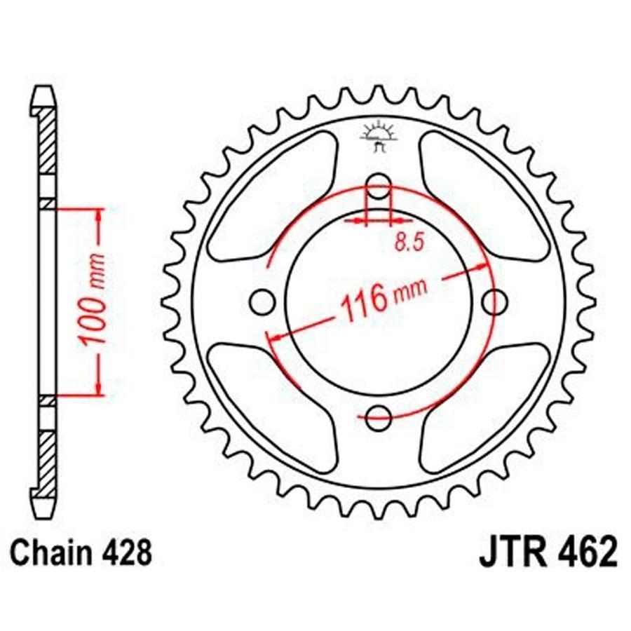 PLATO CORONA JT 462 49T  428
