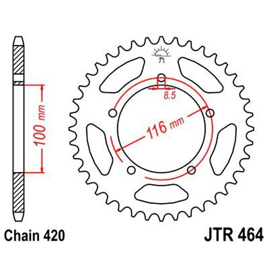 PLATO CORONA JT 464 44T  420