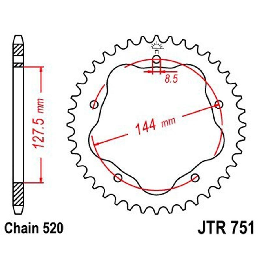 PLATO CORONA JT 751 38T  520