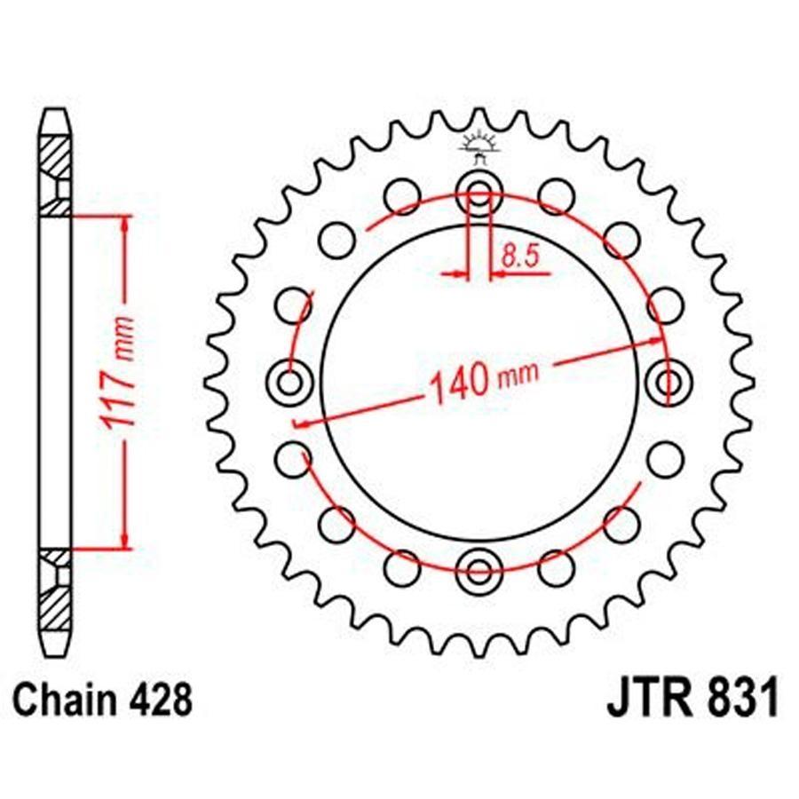 PLATO CORONA JT 831 48T  428
