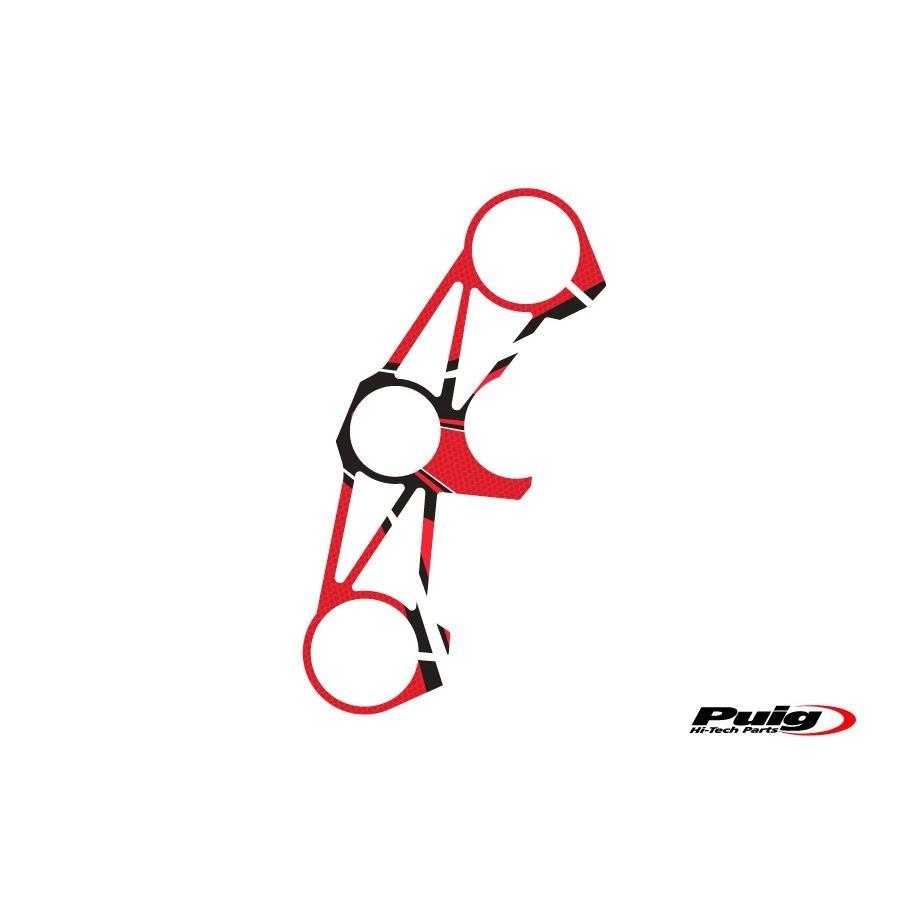 PROTECTOR TIJA PUIG KAWASAKI ZX-6R 636 19' C/ROJO 3478R