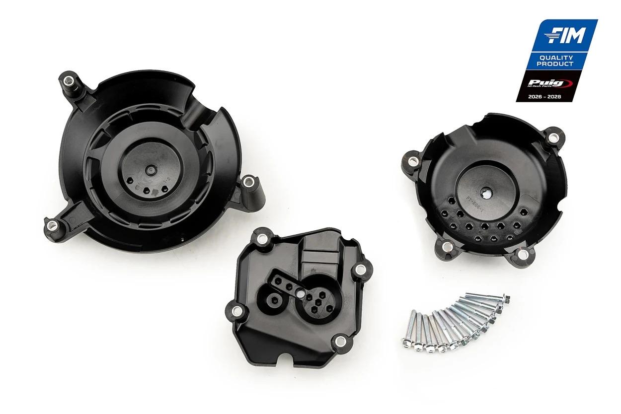 PROTECTOR TAPA MOTOR TRACK HOMOLO. KAWASAKI ZX-10R PUIG 21514N