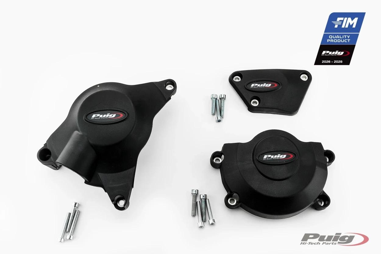 KIT 3 TAPAS PROT.MOTOR TRACK HOMOLO. YAMAHA YZF-R6