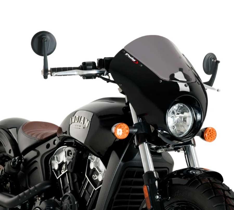 SEMICARENADO MODELODARK NIGHT INDIAN SCOUT BOBBER PUIG 21584F