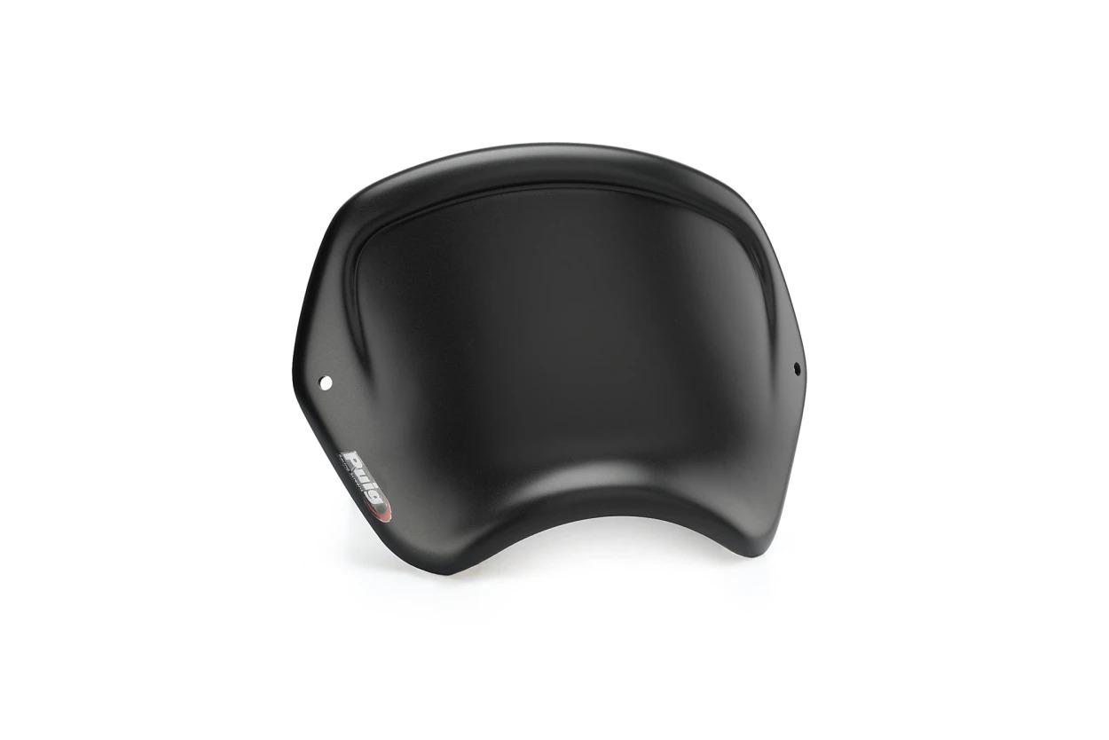PLACA FRONTAL ALUMINIO HONDA CL 500 23'- C/NEGRO