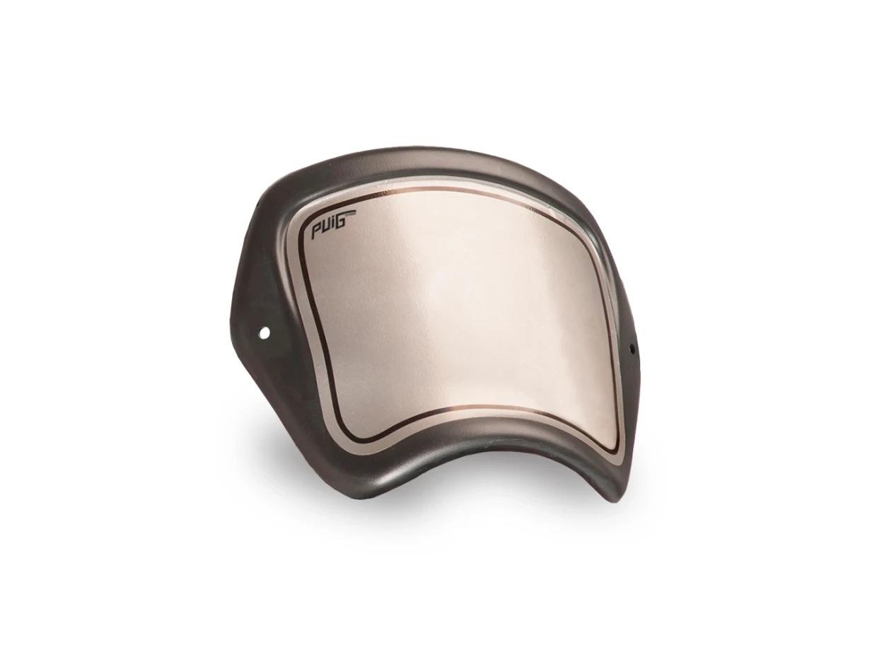 PLACA FRONTAL ALUMINIO HONDA CL 500 23'- C/PLATA