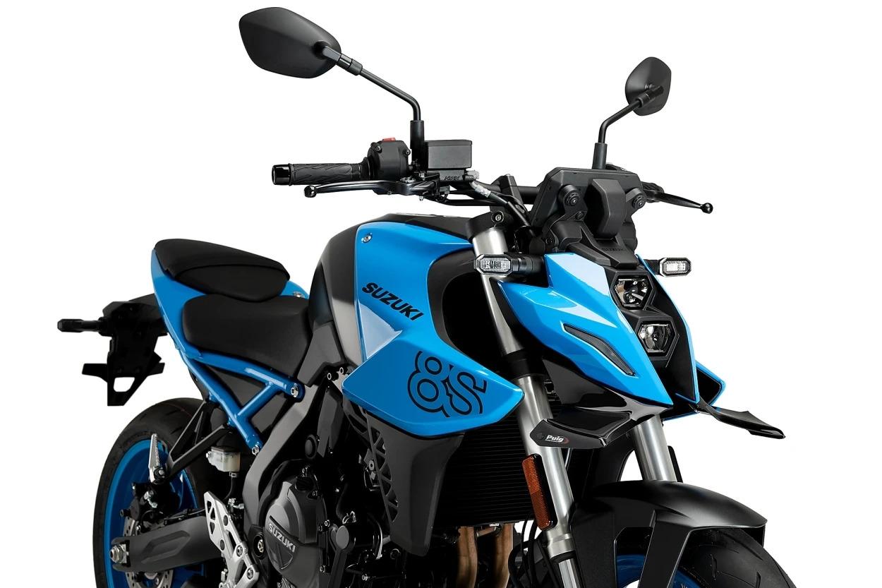 ALERON FRONTAL NAKED SUZUKI GSX-8S 23' C/NEGRO