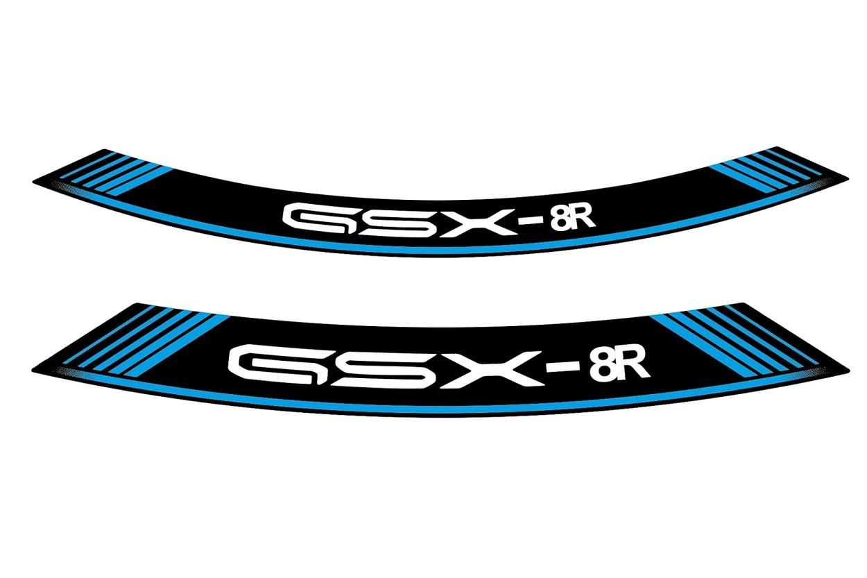 JUEGO 8 TIRAS EN ARCO SUZUKI GSX-8R C/AZUL