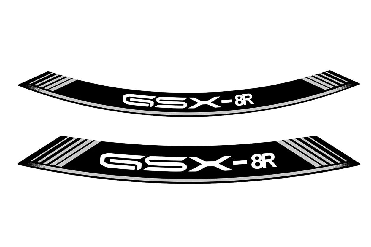 JUEGO 8 TIRAS EN ARCO SUZUKI GSX-8R C/PLATA