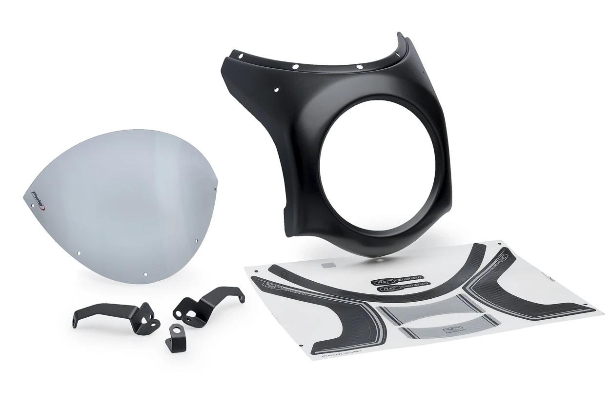 SEMICARENADO RETRO CARCASA NEGRA HONDA CB650R NEO