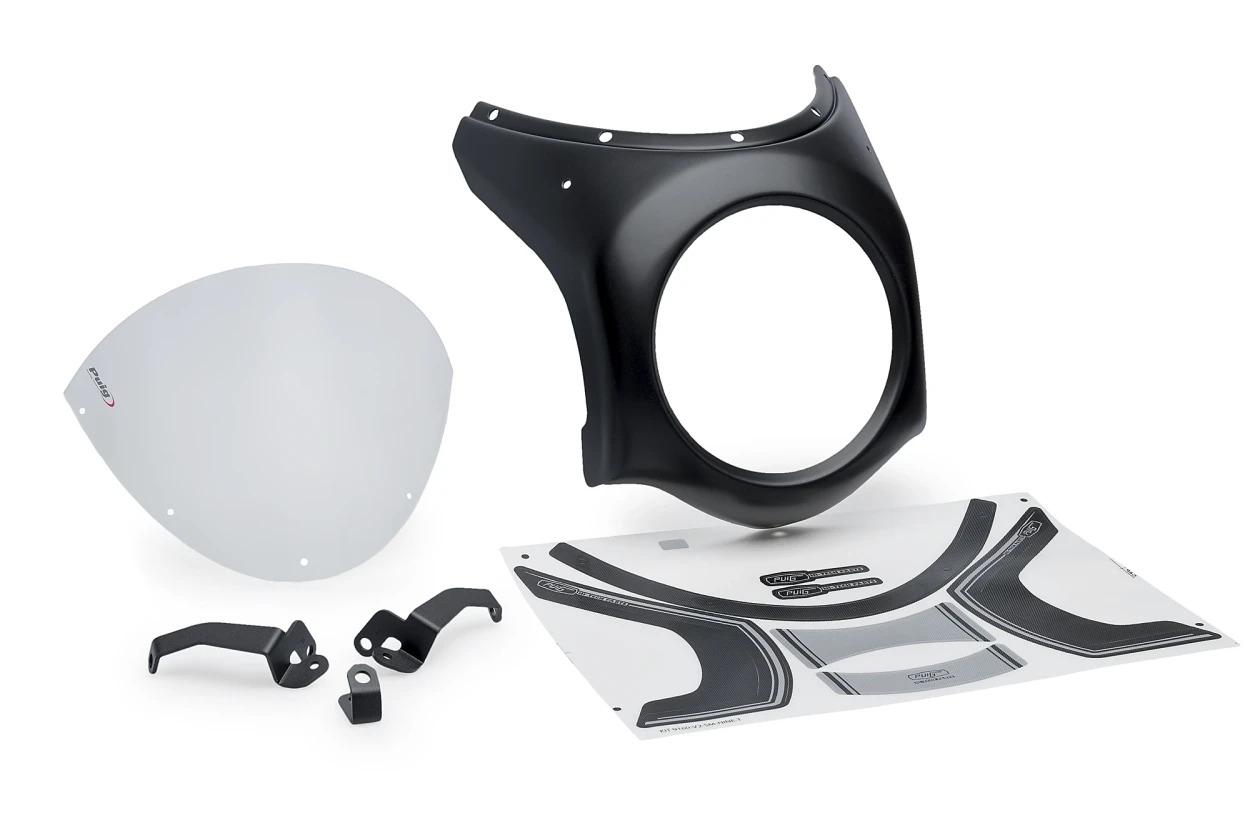 SEMICARENADO RETRO CARCASA NEGRA HONDA CB650R NEO