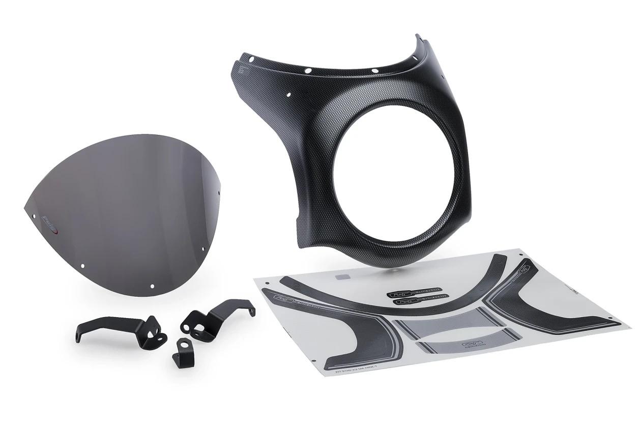 SEMICARENADO RETRO CARCASA SIMIL CARBONO HONDA CB6