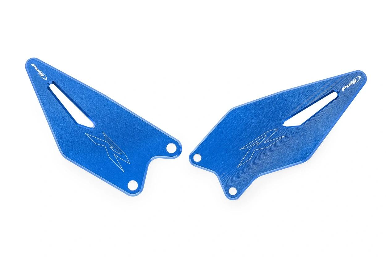 PLACAS DE TALON KAWASAKI ZX6R NINJA 24' C/AZUL