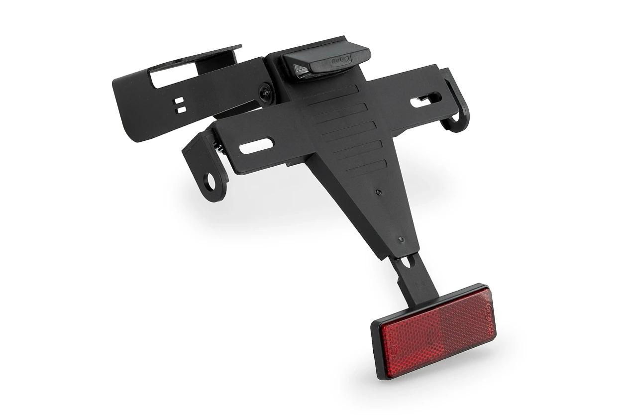 SOPORTE PORTAMATRICULAS KAWASAKI Z500 24'C/NEGRO
