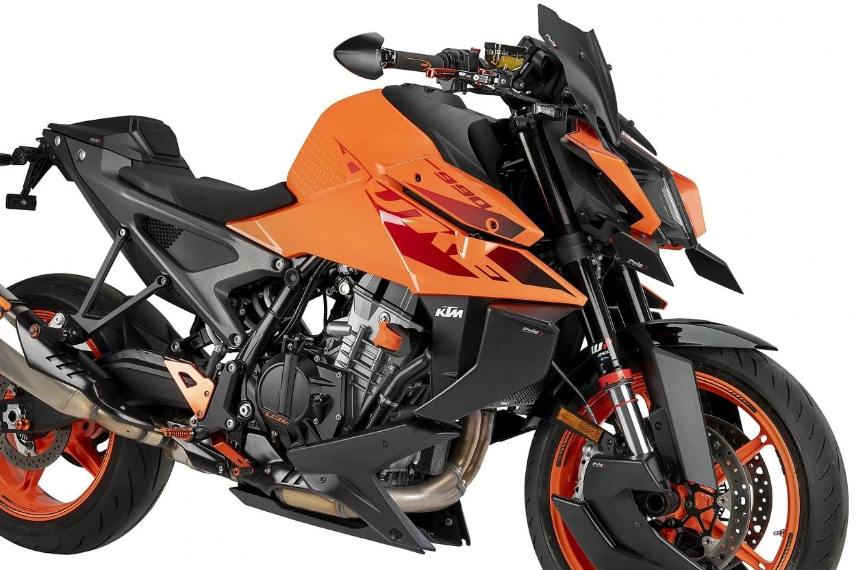 CONJUNTO DE ALERONES PARA KTM 990 DUKE 24' C/NEGRO
